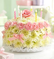 Birthday Flower Cake Flower Power, Florist Davenport FL